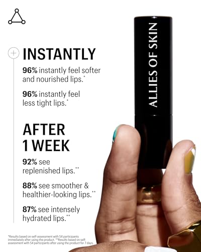 Allies of Skin Peptide & Ceramide Repair Lip Balm with Palmitoyl Tripeptide-5, Ceramide NP, Sea Buckthorn Oil, Avocado Oil, Sunflower Seed Oil, Shea Butter, Vitamin C & E. 3.8g/ 0.13 oz - Image 4