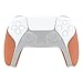 eXtremeRate PlayVital Coral Pegatina Antideslizante de Silicona para Control Inalámbrico DualSense, Protector con Textura de Goma para Agarre del Mando de PS5 Playstation 5(Coral)
