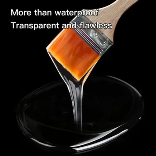 Image of 300G Waterproof Crack Seal Glue with Brush - Transparent Roof Leakage Sealant | Waterproofing Agent for Pipe, Wall, Tiles, Concrete & Balcony Crack Repair