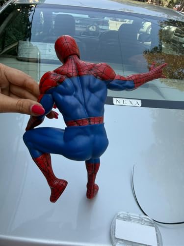 Image of Marvel Anime Car Roof Decoration for Kids Spider Man Butter Face Pieces Play Handsome Tool Magic Toy Christmas Gift (Red Spiderman)