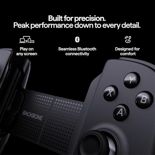 Image of BACKBONE Pro Gaming Controller for iPhone 15 /16 /17 & Android, USB-C /Bluetooth Controller, Stream Xbox, Play Call of Duty, PlayStation via iOS Remote Play (Pack of 2)