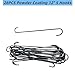 28 Pack 12 Inch Metal Heavy Duty S Hooks for Powder Coating & Paint, 0.18