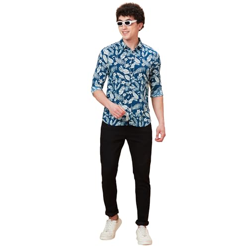 Image of Being Human Garments Mens-Top Shirts Navy