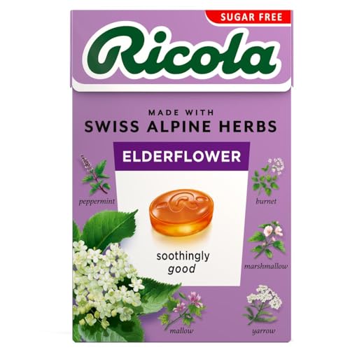 Ricola Sugar Free Elderflower Flv Candy Box 20 Pack miniatura 1