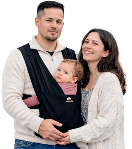 Portabebe Porteo Malla Fresca Ligero Ergonomico Refuerzo Trasero Anclajes Giratorios Ajustables Colocacion Rapida Manos Libres Sling Unisex Papa Mama Bebe 3 a 24 Meses Hasta 15 Kg Negro Transpirable - imagen 4