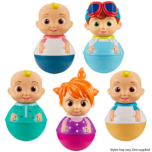 Character Options Cocomelon Weebles - Assortimento di figure grosse, jj, moonbug, gioco fantasioso prescolare, 07703