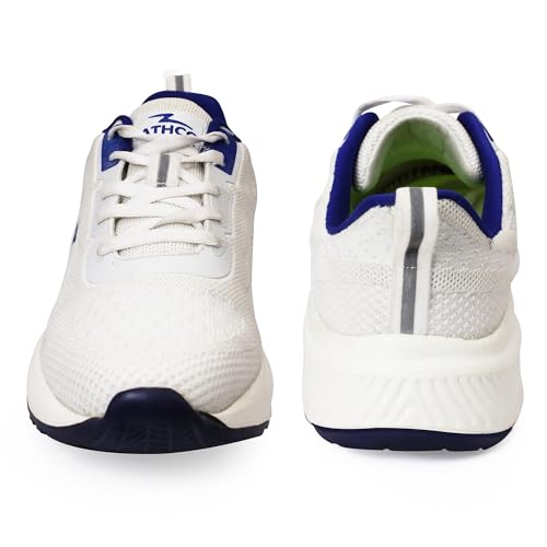 Image of ATHCO Mens Crysta Memory Foam Comfort Shoes|Running|Walking|Training|Gym|Jogging|Sneaker|Athletic|Laceup|Flexible|Lightweight|Dailyuse|Sports|Casual|ExtraSoft|Fitness