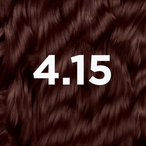 Foto von Garnier Dauerhafte Haarfarbe, Haarfärbeset für intensive und langanhaltende , Coloration für bis zu 8 Wochen strahlende Farbe, Ohne Ammoniak, 4.15 Kühles Kastanienbraun, Good Starter Set