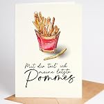 Lovely Cards – Lovely Cards - Pommes - Geburtstagskarte Freundin - Geschenk