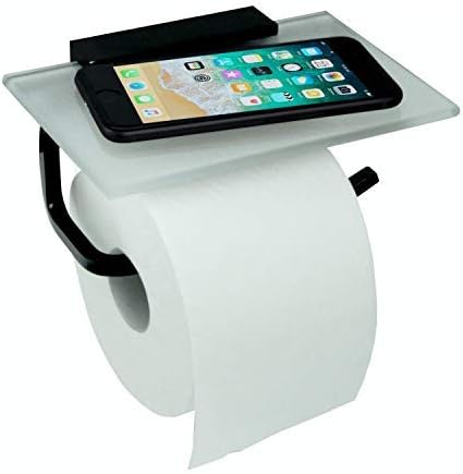 Portarotolo Carta Igienica Adesivo - Senza Fori, Con Ventosa, Per Bagno E Cucina, Bianco Sporco