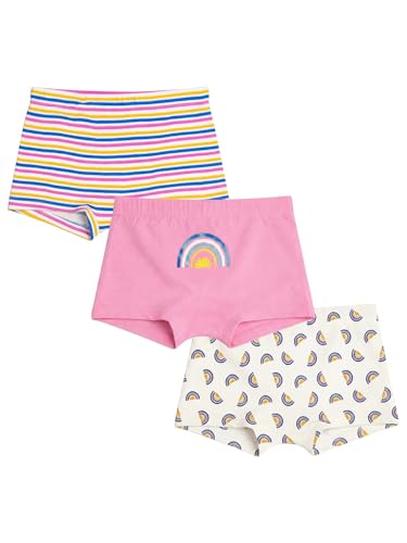 Image of BODYCARE Girl's Cotton Multicolor Boyshorts (Pack of 3)