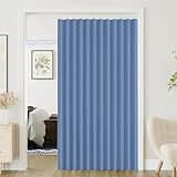 Uso versátil: Adecuada para usar en hogares, hoteles, hostales y más, puede usarse como cortina de puerta, separador de armarios o mampara para satisfacer las necesidades decorativas y funcionales de diversas habitaciones.