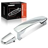A-Premium Front Right or Rear Exterior Door Handle Compatible with Chevrolet Equinox, Malibu, Traverse & GMC Terrain, Acadia, Acadia Limited & Buick Enclave & Pontiac G6 & Saturn Aura, Outlook, Chrome