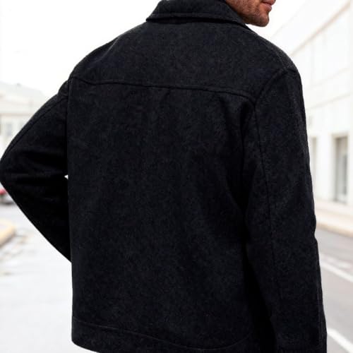 Blazer aspect laine homme coupe ample confortable style décontracté chic
