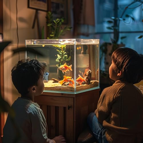 Image of 16 Gallon Rimless Aquarium, Ultra Clear Low Iron Cube Tank | 6mm low iron glass, 15.7 x 15.7 x 15.7 in cube design for aquascaping, planted tanks, betta fish and shrimp