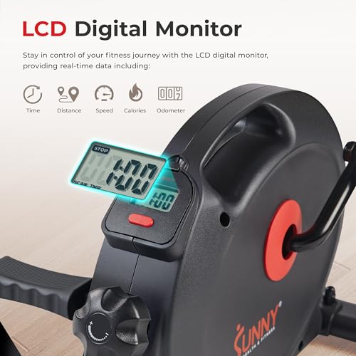Mini Exercise Bike for Seniors - Cycle Cardio Training at Home with Free App Connect