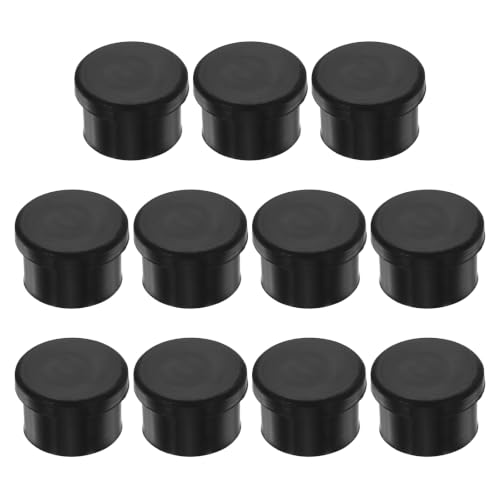 Image of MECCANIXITY 11pcs T-Shaped Silicone Plugs 9.4mm 3 /8 Inch Dia, Black | Snap in Plug Hole Seal Cover Round Rubber Stopper for 9-9.4mm Holes Kitchen Rubber Bulkheads Waterproof Sealing