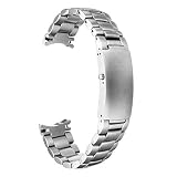 Material: acero inoxidable Correa de repuesto de 20 mm para correa de reloj Omega Seamaster Planet Ocean, cierre con hebilla de reloj reemplazable. Longitud