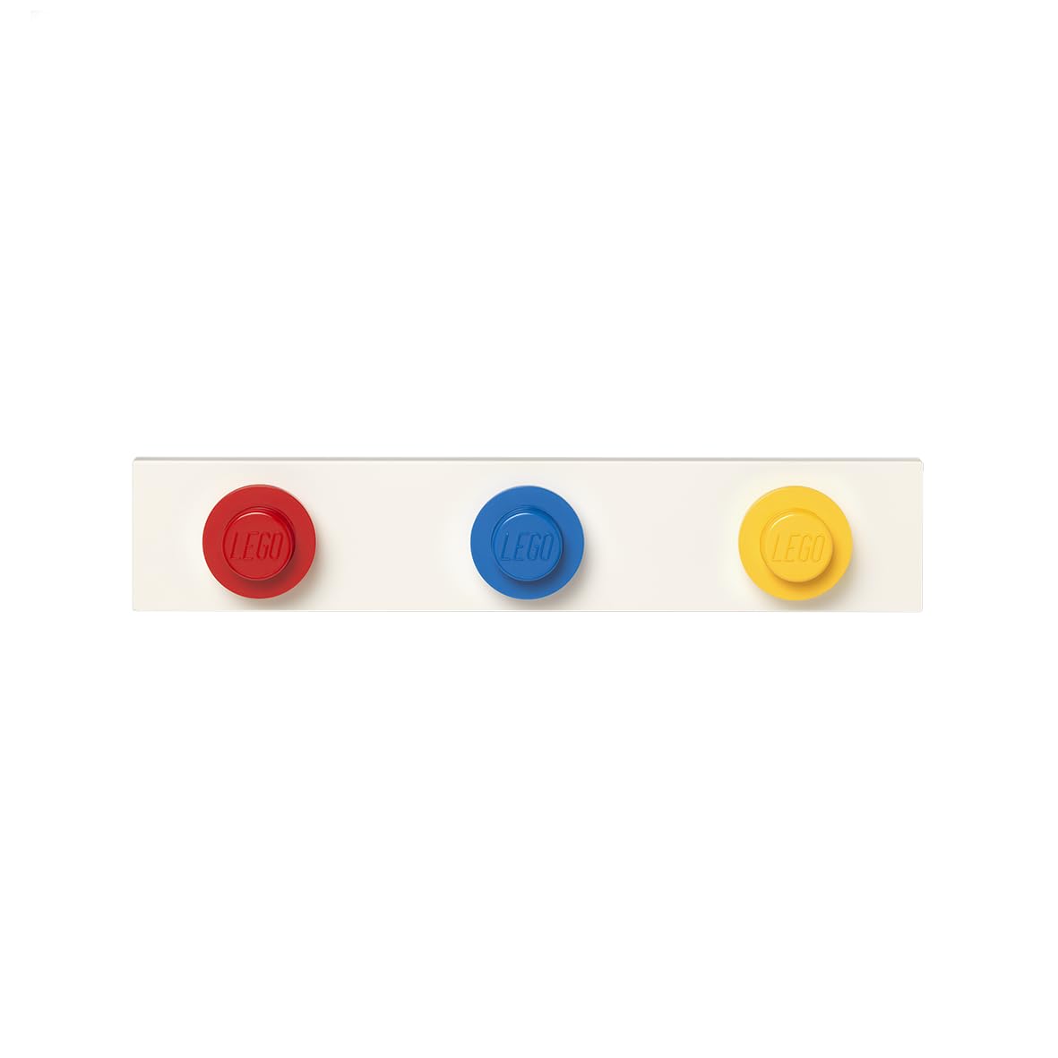 Room Copenhagen Conjunto de colgadores de Pared Lego, Amarillo, Azul, Rojo, One Size