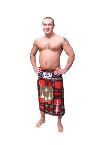 Royal Stewart Design Scottish Kilt Towel