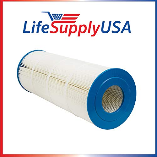 LifeSupplyUSA 100 Pool Spa Filter for Unicel C-8412 Pool Filter, Fits 120 Square Foot Hayward CX1200RE, 23-5/6