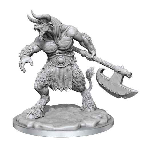 Figura acción Minotauro D&D Frameworks WizKids sin pintar miniatura 4