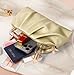 lovyoCoCo Clutch Purse for Women Soft Pleated PU Wedding Clutch, Elegant Evening Bag for Galas, Proms,Cocktail Parties (Gold)