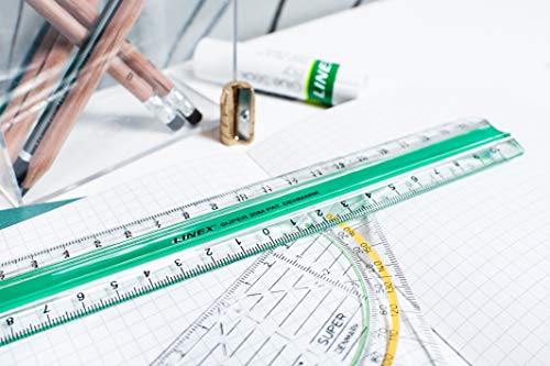 Équerre géométrique Linex s2616 en SAN haute précision pour traçage technique