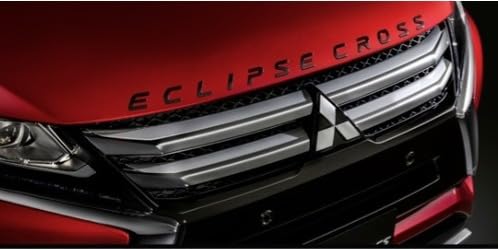 Black Genuine Mitsubishi Eclipse Cross Hood Bonnet Emblem Badge Decal Eclipse Cross 2018 2019 2020 MZ576839EX