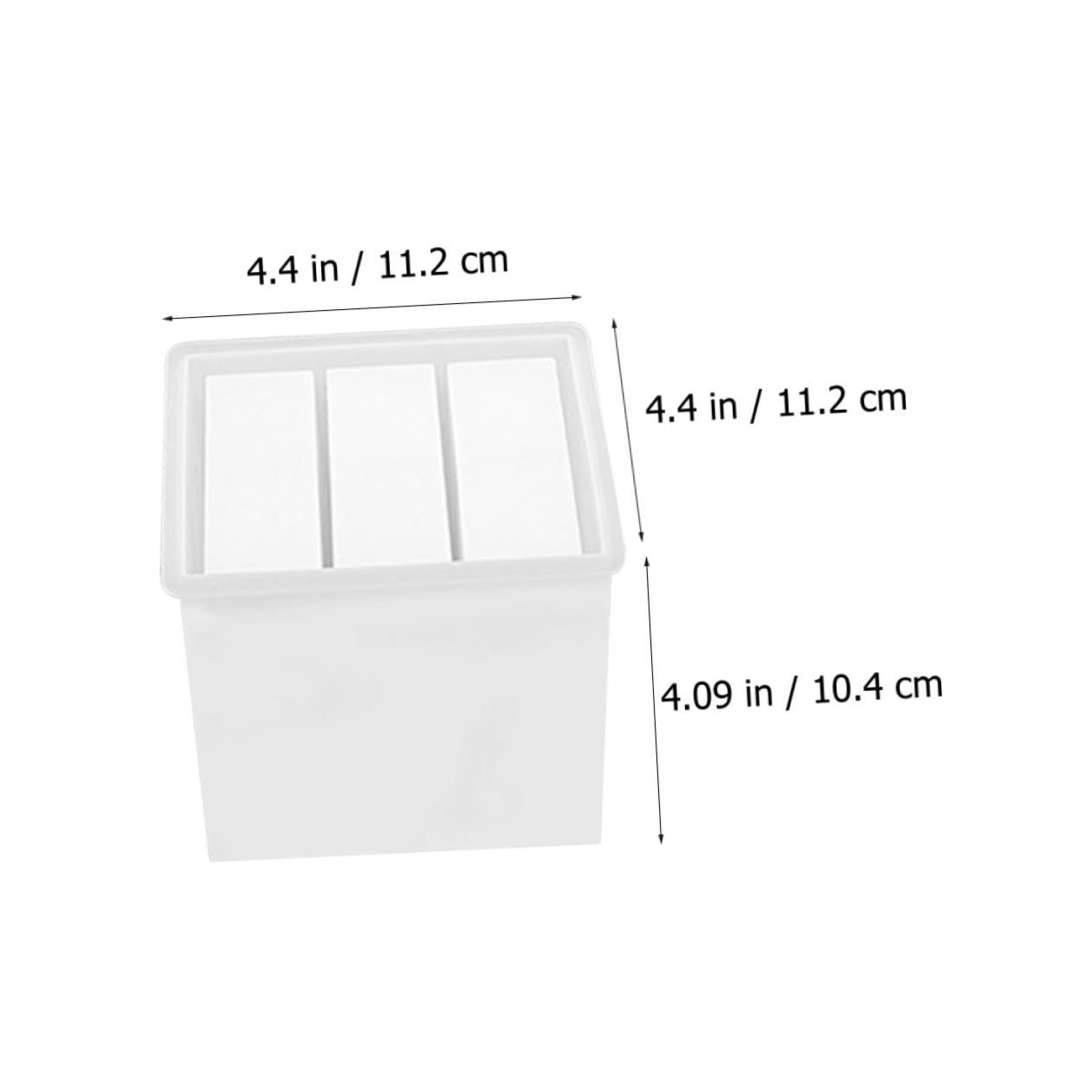 DOITOOL 2 Set Stampi Silicone per Mold per Creare Scatole Decorative Fai da Te Materiale Flessibile e Resistente per Gioielli e