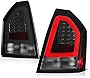 VIPMOTOZ Chrome Smoke Premium OLED Neon Tube LED Tail Light Housing Lamp Assembly For 2005-2007 Chrysler 300C Driver and Passenger Side Replacement