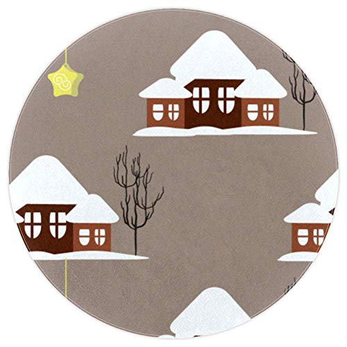 Tapis rond de décoration intérieure en polyester de qualité supérieure - 2