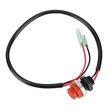 KIMISS Start Stop Switch, Waterproof Switch ABS Start Stop Switch Keyless Push Button for Marine Boat Yacht Outboard Engine