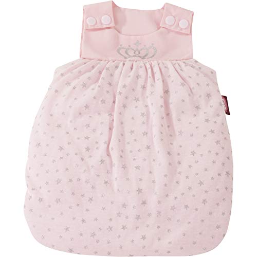 Götz 3402902 Schlafsack Royal Stars – Puppenschlafsack Gr. S – 1 teiliges Bekleidungs – und Zubehörset für Babypuppen von 30 – 33 cm