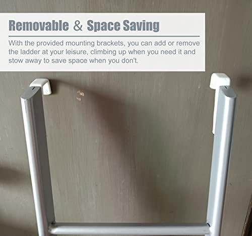 Adjustable Bunk Ladder for RVs & Travel Trailers - Easy Hanging Installation, Replacement Ladder for Bunk Beds, 130/140/150 cm, Durable & Space-Saving Design