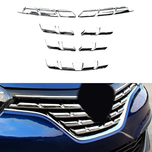 Garniture de grille avant Kadjar 2016-2018 rénovation calandre argent - 3