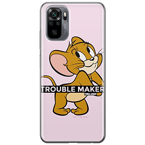 ERT GROUP mobile phone case for Xiaomi REDMI NOTE 10/ 10S original and officially Licensed Tom & Jerry pattern 012 optimally adapted to the shape of the mobile phone