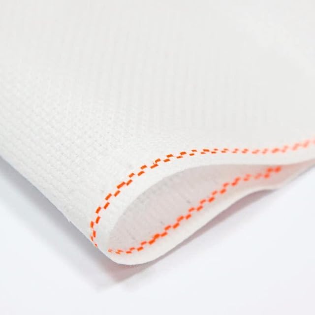 Aida 14 Ct. Zweigart, Needlework Fabric, Cross Stitch Canvas, 100% Cotton (100x100cm)