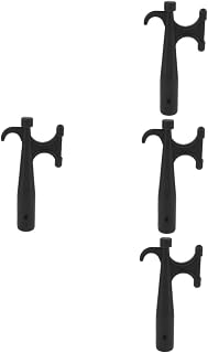 ifundom Pico Accesorio De Poste De Gancho De Muelle De Gancho para Canotaje Bichero para Poste Bicheros para Atraque Accesorios para Extensión Ancla Nylon Black