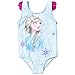 Disney Frozen Elsa Anna Little Girls One Piece Bathing Suit Rash Guard Swim Skirt & Bottom Piece Set 5-6