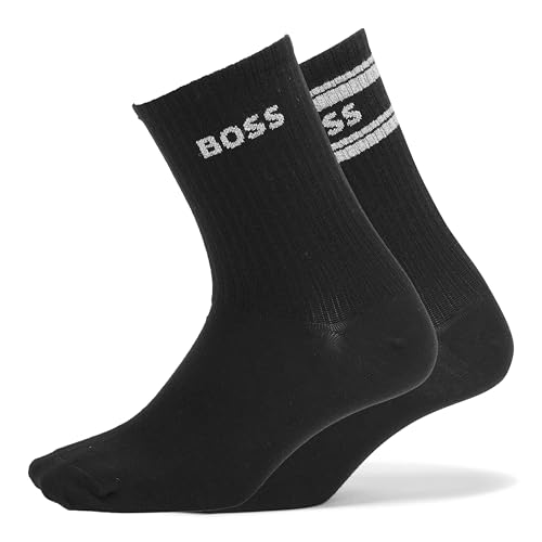 BOSS 2-Pack Ribbed Lurex Detail Socks Gift Set