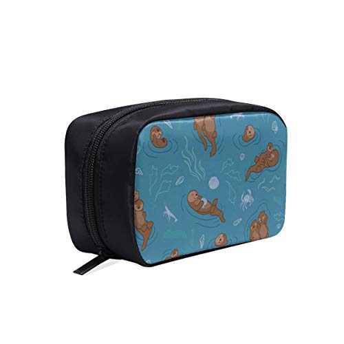Preisvergleich Produktbild Modische Strandtasche Cartoon Nette Lustige Langsam Tierotter Kosmetische Reisetasche Für Männer Bad Kulturbeutel Männer Modetasche Kosmetiktaschen Multifunktions Fall Reise Make-Up Taschen