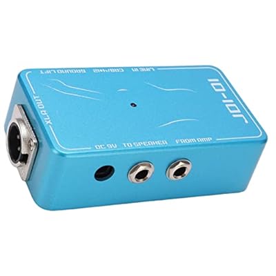 RiToEasysports Pedal de Simulación de Amplificador Directo Pasivo DI Box, Efecto de Guitarra de Metal con Gabinete de Altavoz 4x12 y Salida XLR, para Guitarristas Eléctricos, Interpretación en Estudio | Ya disponible en tu tienda friki favorita! En mundofriki.es!