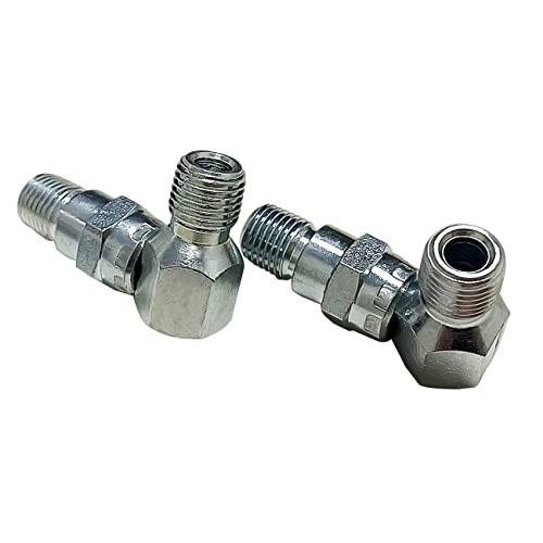 Suone Hydraulic Power Angle 45'' Hose Fittings Kit Compatible With E47 Meyer Snow Plow Blade 21855 #TOP3