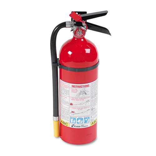 Kidde - ProLine Pro 5 MP Fire Extinguisher, 3 A, 40 B:C, 195psi, 16.07h x 4.5 Dia, 5lb 466112 (DMi EA