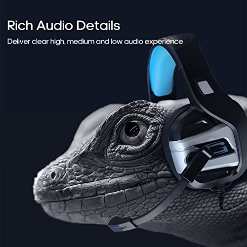 Daoco Stereo Gaming Headphone,USB-Gaming-Headset, kabelgebunden, Stereo-Surround-Sound-Kopfhörer mit Noise-Cancelling… - Image 7