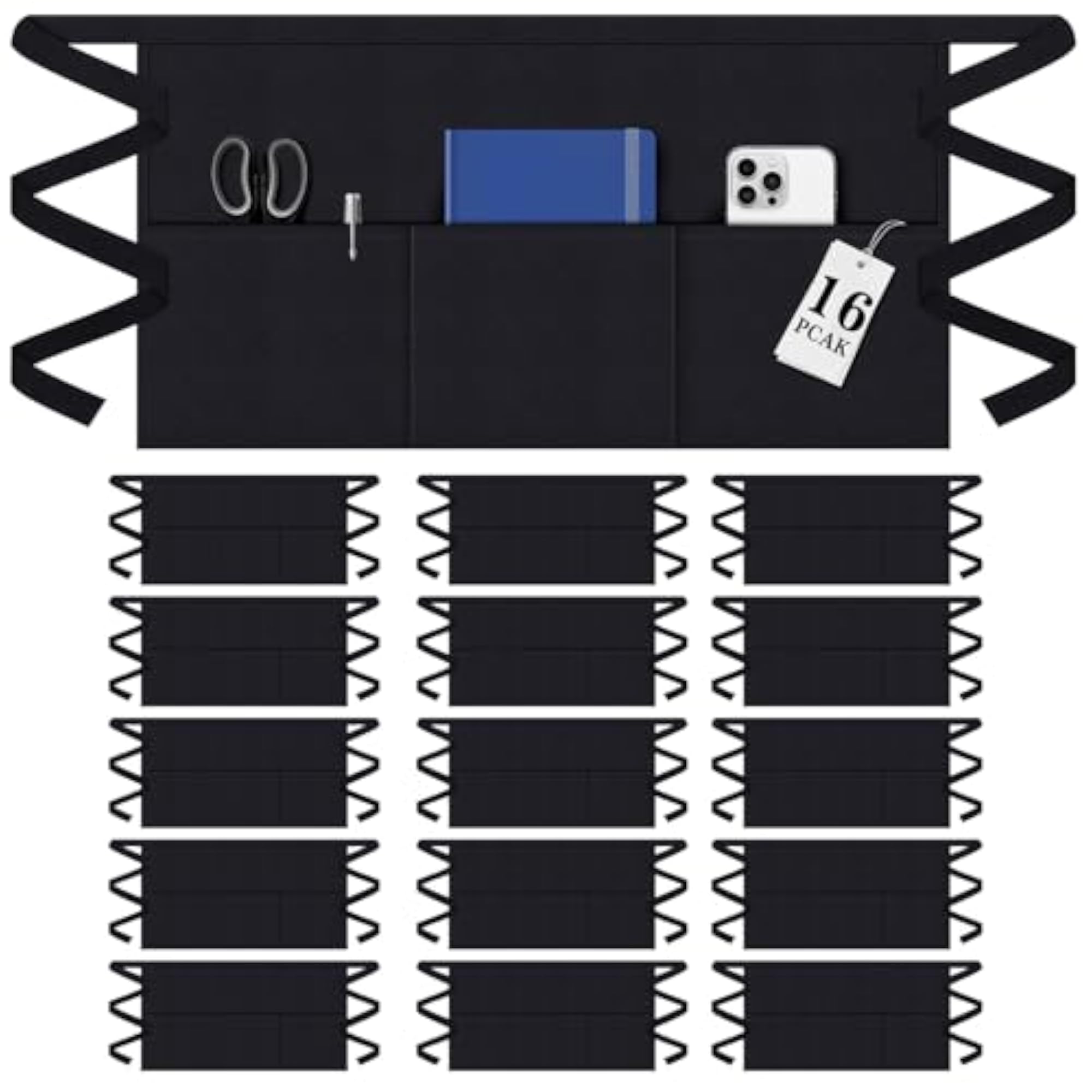 16 Pack Server Aprons for Kitchen Use