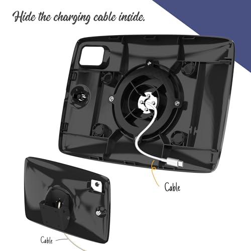 Image of Tablet Wall Mount Lockable Tiltable Anti Theft Security, Compatible with 10.9 inch iPad 10th, Pro 11 inch 1 2 3 4, Air 4 5, Air 11''(M2 /M3 /M4), iPad 11 inch(A16) - BSW102BA