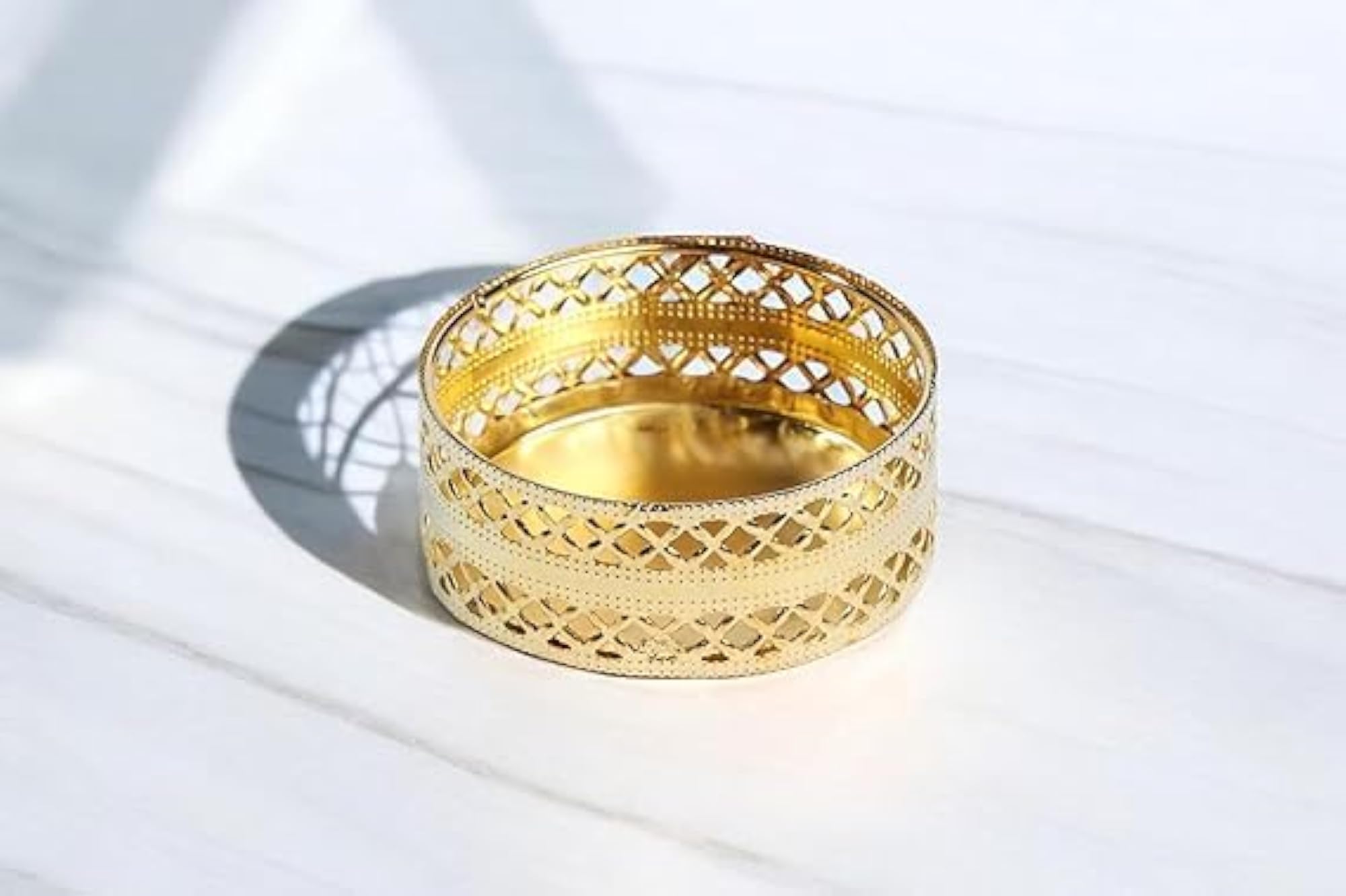 Golden Metal Katori for Tea Light, 8 G