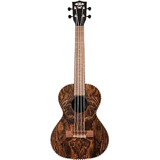 KALA KA-BFT Bocote Butterfly Ukulélé ténor - Les Beatles, Paul McCartney, John Lennon, RIngo Starr, George Harrison